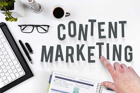 Content Marketing in Großbuchstaben
